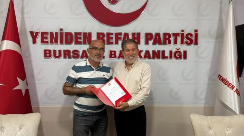 Gemlik’te Yeniden Refah Partisi İlçe Başkanlığına Emin Çakır Atandı